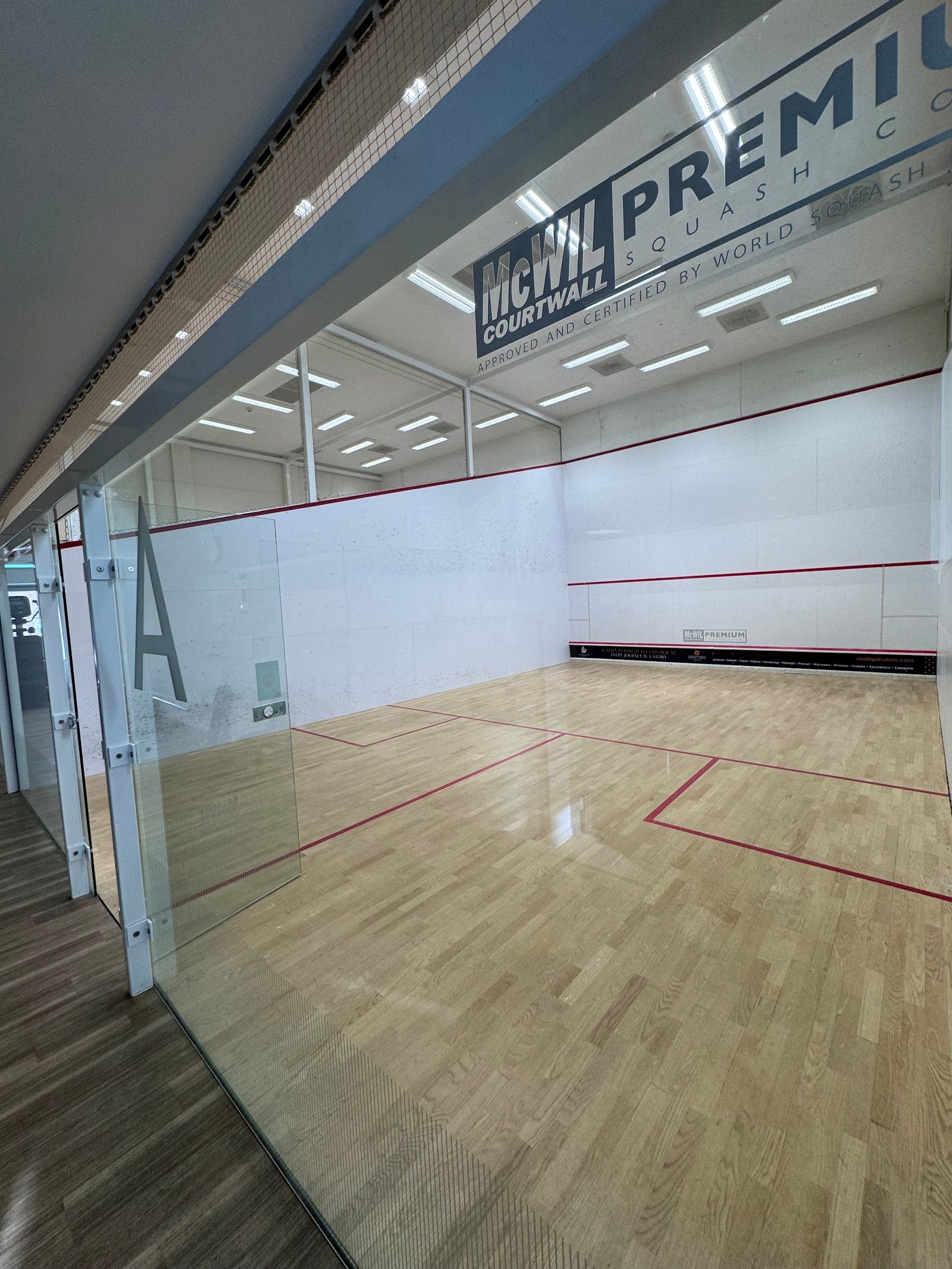 Arkon Squash & Gym Gdańsk squash — zdjęcie kortu