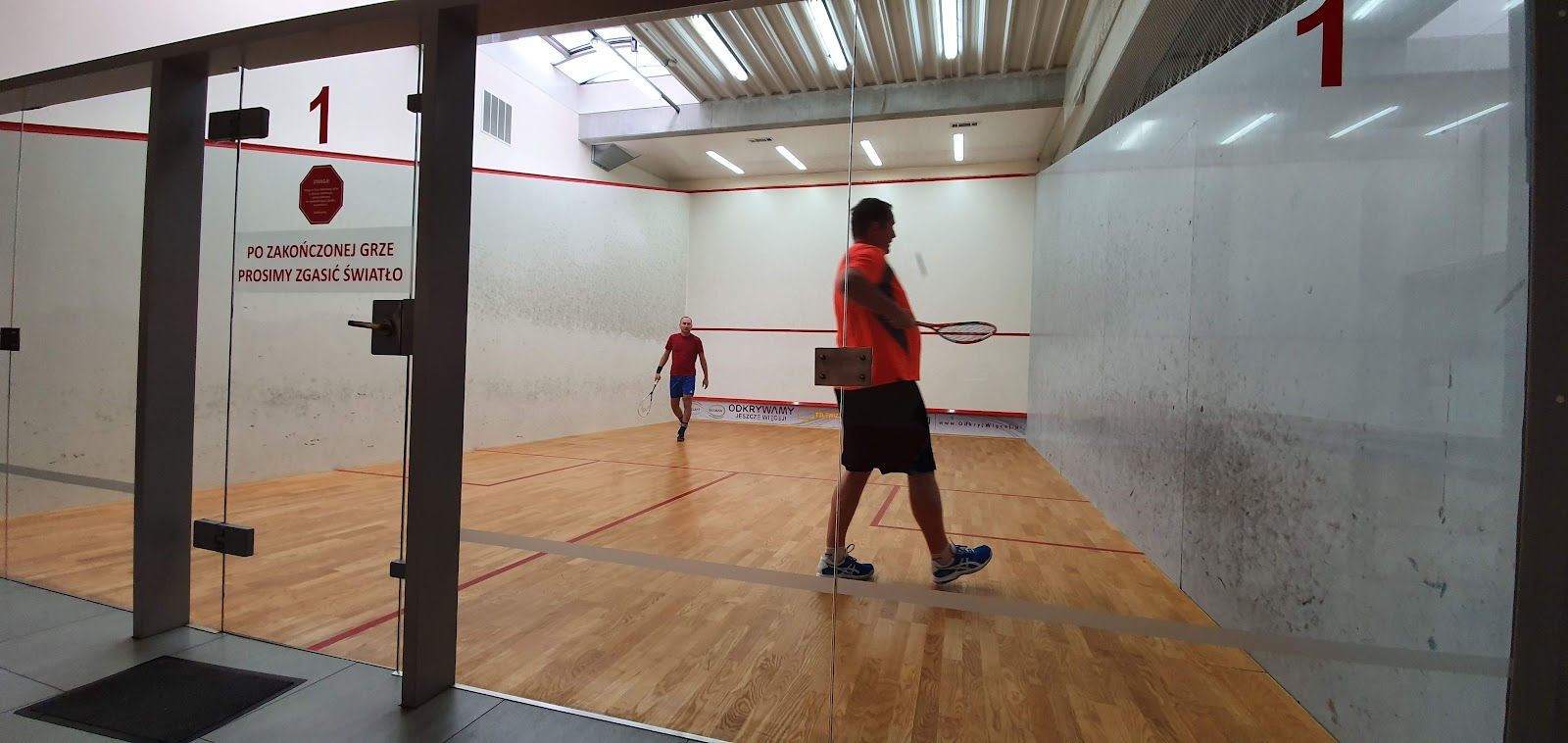 Fitness Studio Maximus Squash Ruda Śląska BUKOWA — zdjęcie kortu
