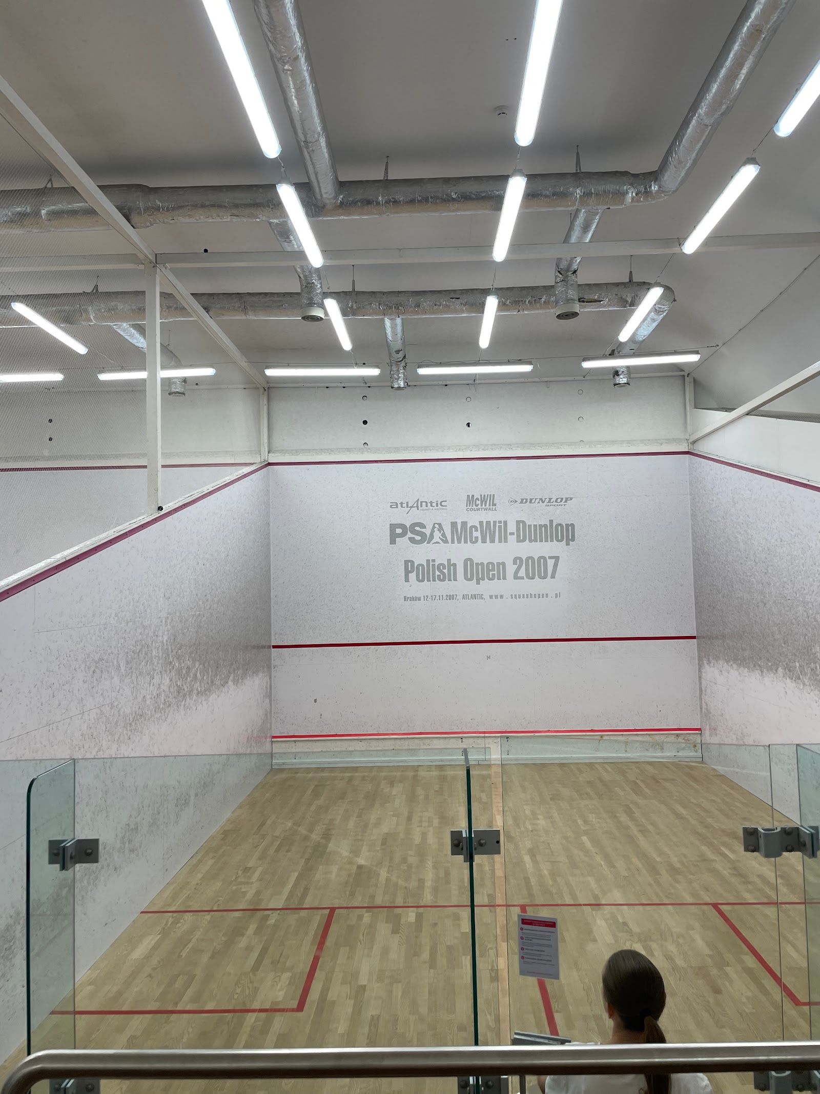 Atlantic Sports Squash Fitness Siłownia — zdjęcie kortu