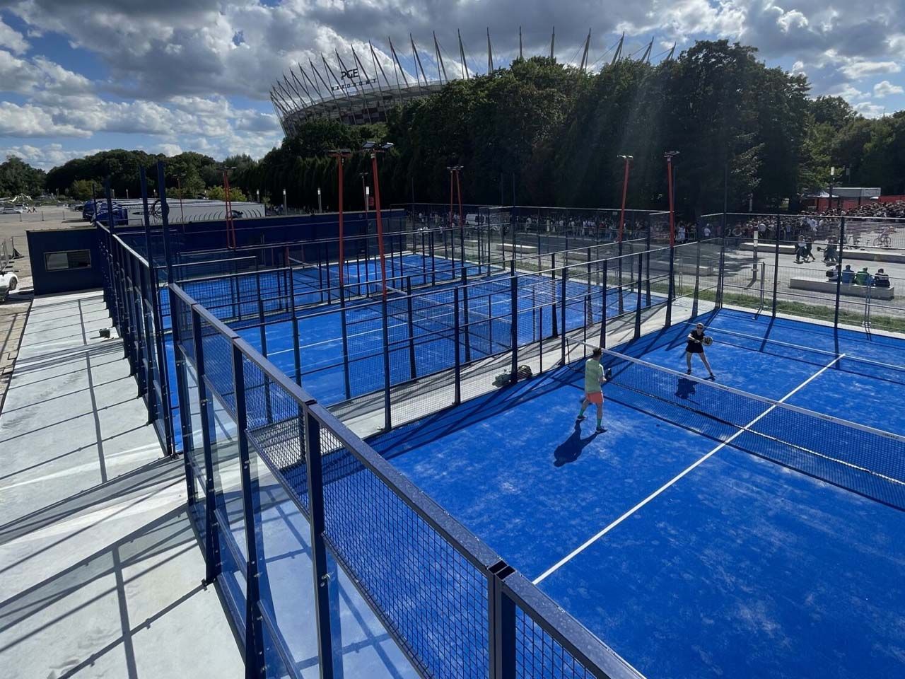 Rakiety PGE Narodowy - Padel Outdoor — zdjęcie kortu