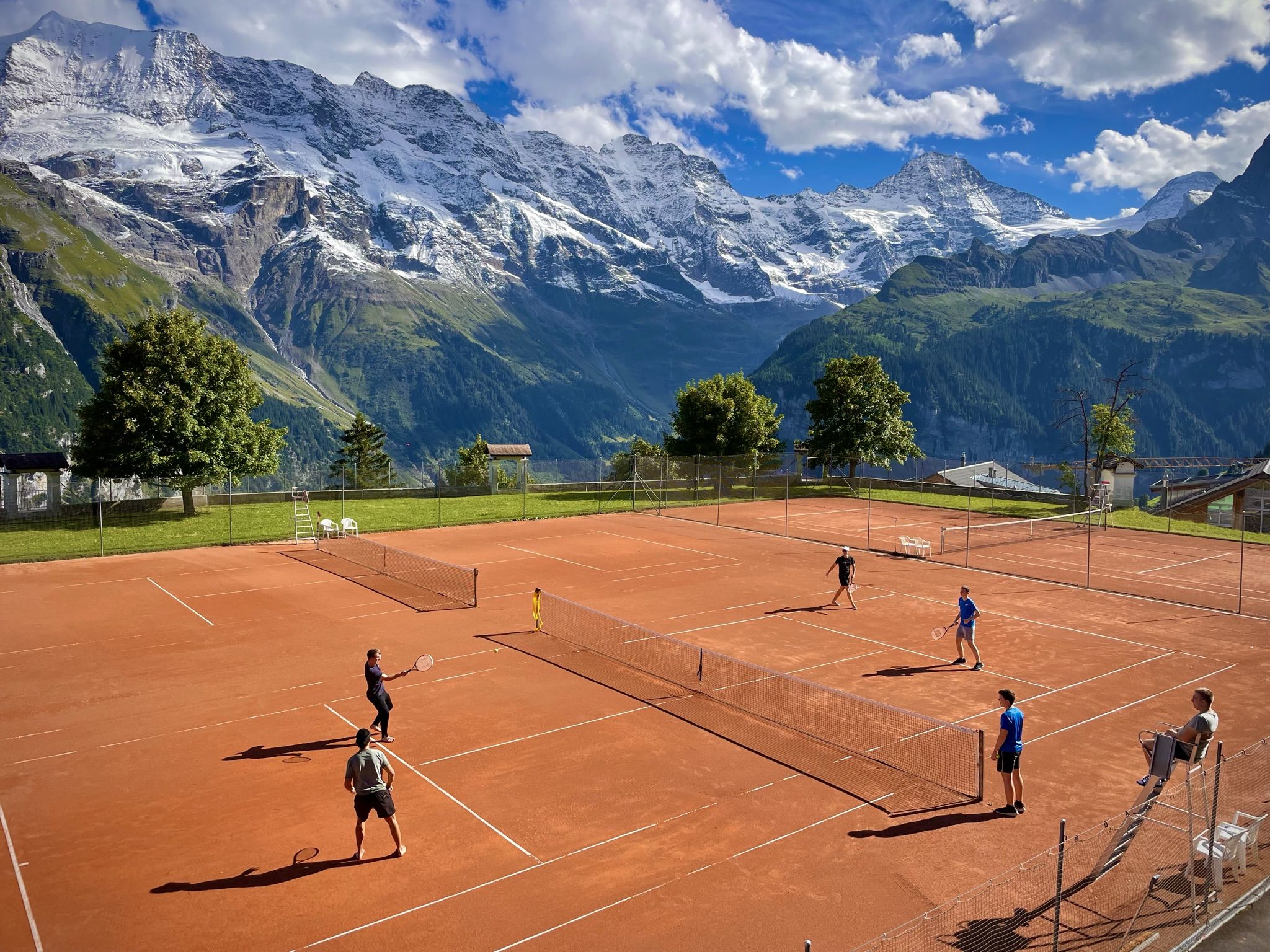Obóz tenisowy — Mürren, Szwajcaria